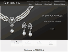 Tablet Screenshot of mikura.com